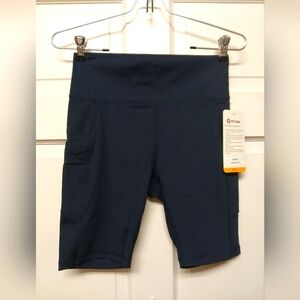 Dark Blue Fitness Shorts